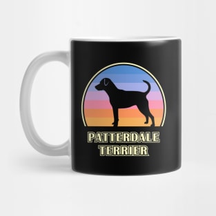 Patterdale Terrier Vintage Sunset Dog Mug